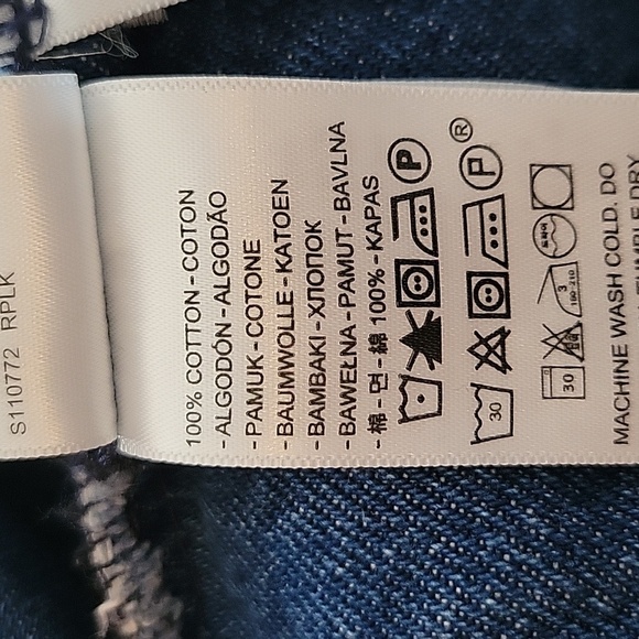 NEW Levi’s Inside Out 90’s Trucker Jean Jacket Two Toned Denim Oversized Sz L - Picture 9 of 10